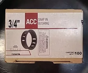 Halex 3/4 In. Snap-In Stud Bushing (100-Pack) 72507B Halex 27252 PVC - Picture 1 of 6