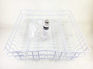 Repuesto de estante superior para lavavajillas GE WD28X10230 WD28X10369 WD28X10011 blanco - Imagen 1 de 14