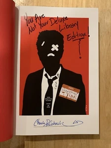 SIGNED Taglined Fight Club 2 Library Edition by Chuck Palahniuk Slipcase + PIC - Picture 1 of 7