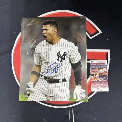 Gleyber Torres Signed New York Yankees 11x14 Photo Autographed JSA COA - Image 1 of 4