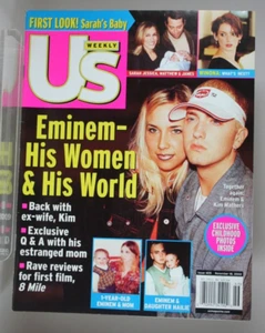 Eminem Kim Mathers Early Pics Sarah Jessica Winona November 2002 US Weekly #405 - Picture 1 of 13