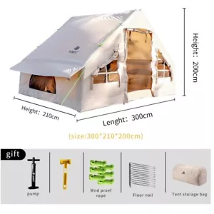 Aisunss Inflatable Outdoor Camping Tent Family 3-4 persons Easy Set up glamping - Picture 1 of 8