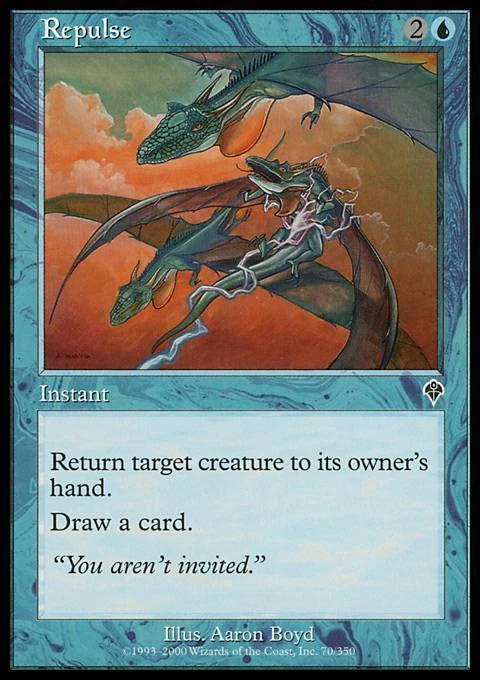 4x Repulse ~ Near Mint Invasion MTG Magic x4 4 UltimateMTG Playset Blue Card - Image 1 of 1