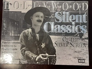 NEW HOLLYWOOD SILENT CLASSICS OF THE SILVER SCREEN 10 VHS Set BW Chaplin Chaney - Picture 1 of 2