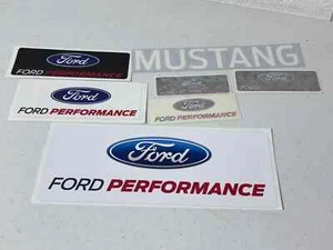 NASCAR Original Vinyl Stickers Decal 7 pc Lot Fender Logo Contingency Stock Car - Picture 1 of 1