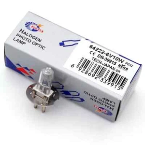 1PCS 64222 6V10W PG22 Halogen Light Bulb Ophthalmic Slit Lamp Microscope Bulb - Picture 1 of 2
