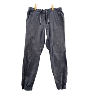 Mack Weldon Joggers Uomo Grigio Medio Cotone Spandex Casual Chino Elastico Vita - Foto 1 di 15