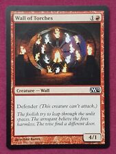 Magic The Gathering 2012 CORE SET M12 WALL OF TORCHES red card MTG