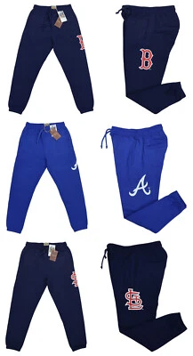 Pantalones deportivos Mitchell & Ness Cooperstown MLB para hombre con logotipo repetido polar nuevos con etiquetas Foto 1 de 4