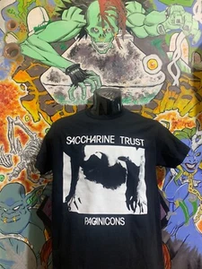 Saccharine Trust "Paganicons" Shirt Minute Men Black Flag Dead Kennedys Punk - Picture 1 of 1