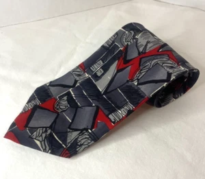 Zandstra's Store For Men Necktie All Silk Hand Made Designed in Italy Abstract - Picture 1 of 9