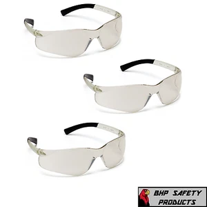 PYRAMEX ZTEK SAFETY GLASSES I/O MIRROR INDOOR/OUTDOOR LENS S2580S (3 PAIR) - Picture 1 of 5