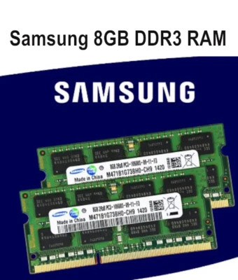 Samsung 8GB 1.5V DDR3 1600MHz PC3-12800 SODIMM Laptop RAM, NEW - Image 1 of 4