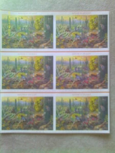 Sc#3293 Sonora Desert ungeschnittener Pressebogen mit sechzig Marken Ausgabe 1999 - Bild 1 von 3