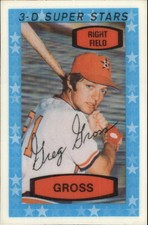 1975 Kellogg's Baseball Card #5 Greg Gross - NM