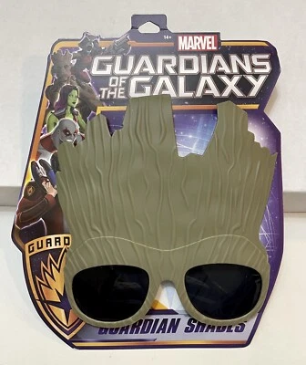 Sun-Staches Costume Sun Glasses Halloween Marvel Guardians of the Galaxy Groot - Image 1 of 4