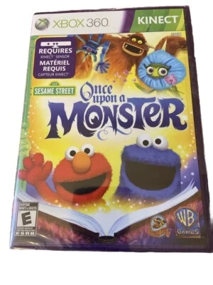 Xbox 360 Sesame Street Once Upon a Monster Kinect Microsoft Game CIB NIP Elmo - Image 1 of 4