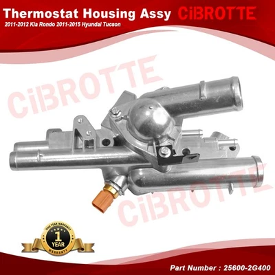 Conjunto de carcasa termostato 2011-2012 Kia Rondo 2011-2015 Hyundai Tucson 256002G400 Foto 1 de 4