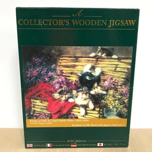 Wentworth 250 Piece Wooden Jigsaw Puzzle - Kittens at Play by Leon Charles Huber - Picture 1 of 9