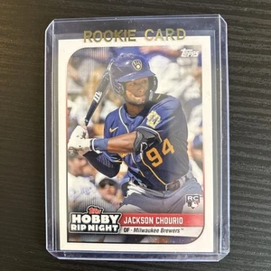 Jackson Chourio 2024 Topps Hobby Rip Night #22 (RC) Milwaukee Brewers - Picture 1 of 3