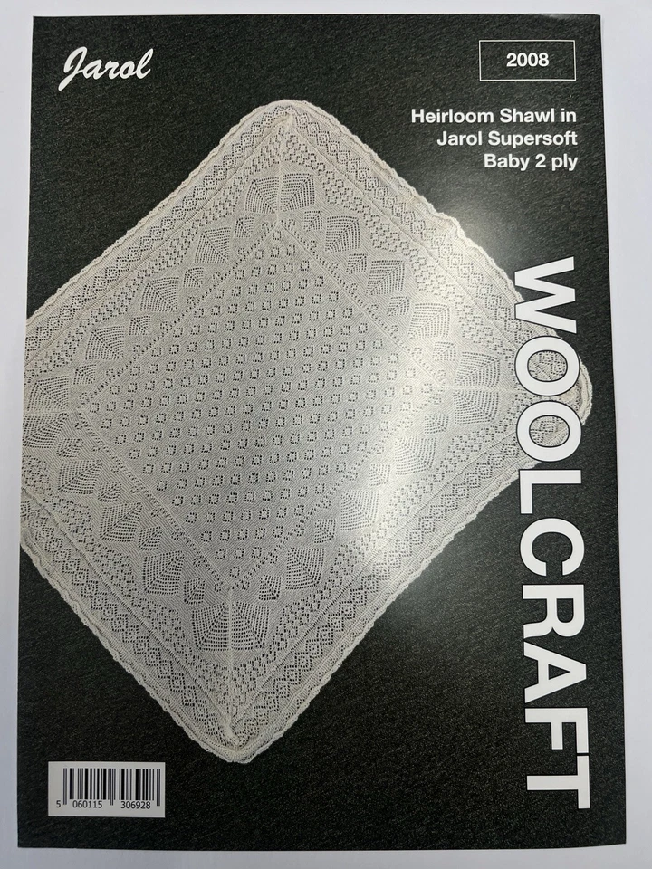 Jarol Baby Heirloom Baby 2ply Shawl Pattern 2008 - Image 1 of 1