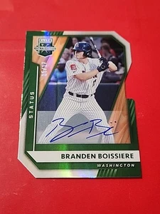 Branden Boissiere 2021 Panini Elite Extra Edition Status Auto 15/17 Nationals - Picture 1 of 6