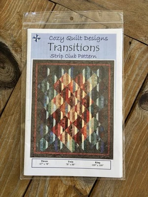 Transitions Quilt Pattern by Cozy Quilt Designs Strip Club - Image 1 of 4