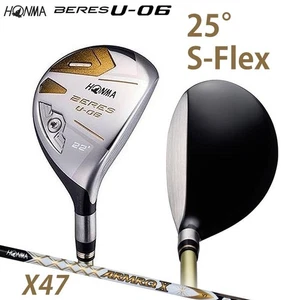 HONMA BERES U-06 Hybrid Utility 25° 2Star ARMRQ X47 Graphite S-Flex Japan NEW - Picture 1 of 8