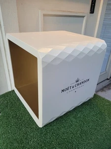 Moet & Chandon Display Cube/END TABLE MCM COCKTAIL MID CENTURY 15.75"×15.75" - Picture 1 of 18