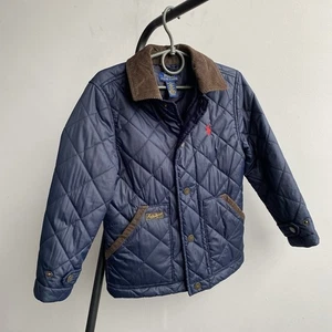 Chaqueta acolchada para niños de 4-5 años de Polo Ralph Lauren Navy  - Imagen 1 de 12