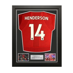 Von Jordan Henderson signiertes Liverpool-Trikot 2019–20. Gerahmt - Bild 1 von 4