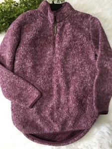 Suéter Sherpa Stillwater Supply Company Top 1/4 Cremallera Para Mujer Talla M púrpura - Imagen 1 de 9