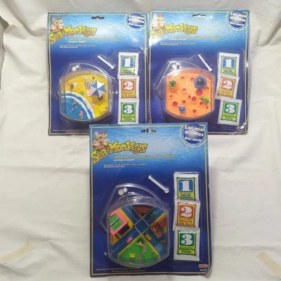 SEA MONKEYS MINI WORLD MINI MONDI MUNDOS KIT COMPLETO Vintage Toy Sealed - Immagine 1 di 2