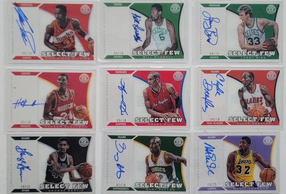 2013-14 Panini Totally Select Few Signatures /99 /49 /25 /10 - Singles - Image 1 of 1
