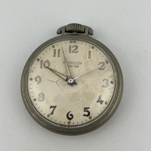 Vintage Westclox Pocket Ben Mechanische Taschenuhr - Funktioniert - Bild 1 von 5