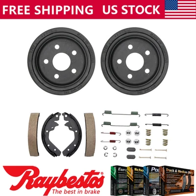 Rear Kit Brake Drums & Brake Shoes Hardware Kit For 1990 Chrysler Daytona - Image 1 of 4