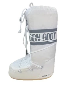Stivali NUOVI Technica Original Moon Boot Icon impermeabili bianchi US 9/10,5 - Foto 1 di 8