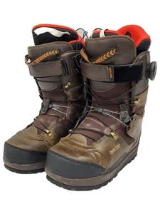 DEELUXE Snowboard Boots 25.5cm Shoelaces Brown Used - Picture 1 of 9