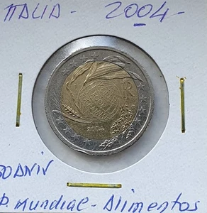 Moneda De Dos Euros De Italia Circulada Año 2004 Excelente Estado De Conse - Imagen 1 de 2