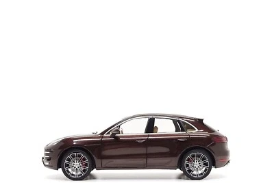 Minichamps 1:18 Porsche Macan Turbo in Macadamia Metallic - Image 1 of 4