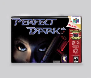 PERFECT DARK / N64 - IMÁN NEVERA 2"x3" (caja arte juego nintendo retro) - Imagen 1 de 3