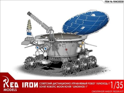 Red Iron Models RIM35030 Soviet Robotic Moon Rover LUNOKHOD-1 Model Kit 1/35