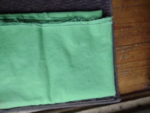 TESSUTO PESO MEDIO BRILLANTE VERDE LIME COTONE 2YD X 60" - Foto 1 di 2