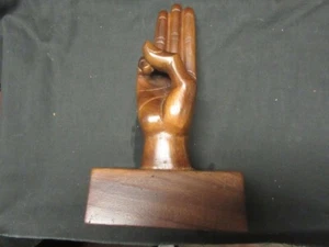 Estatuilla de letrero de mano explorador 11 1/2 pulgadas de alto, bailarines kwahadi BB - Imagen 1 de 3