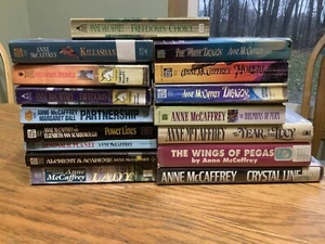 ANNE MCCAFFREY Lot of 16 Science Fiction FANTASY Mixed Lot of Paperbacks HC - Picture 1 of 3