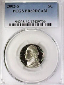 2003-S 5C Jefferson Nickel PCGS PR69DCAM 22stt0622 - Picture 1 of 4