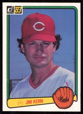 1983 Donruss Jim Kern Cincinnati Reds #355 - Image 1 of 2