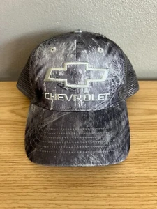 Chevy Hat Cap Snap Back Camo Chevrolet GM Bow Tie Mesh Truck - Picture 1 of 6