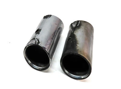 15-18 AUDI Q3 (8U) 2.0L MOTOR TURBO TRASEIRO ESQUERDO E DIREITO SILENCIADOR PONTA DE ESCAPE CONJUNTO 2 - Imagem 1 de 4