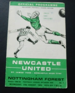 Newcastle v Nottingham Forest 1968/69 - Picture 1 of 1